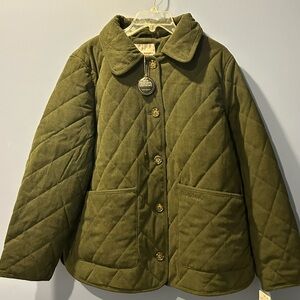 LUCKY BRAND quilted corduroy jacket.